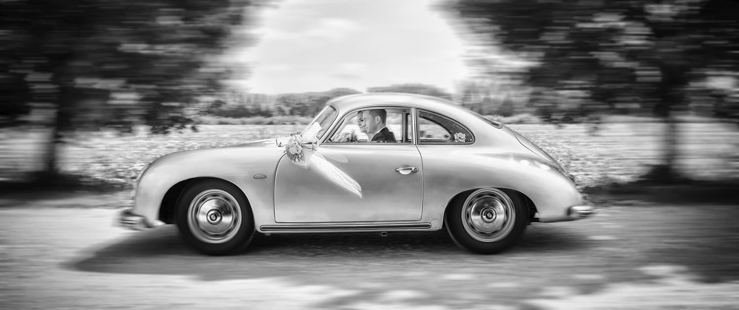 fotografie di matrimonio in auto a Padova