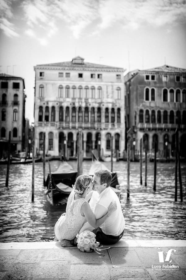 fotografo matrimonio Venezia fotografia di matrimonio su Canal Grande a Venezia