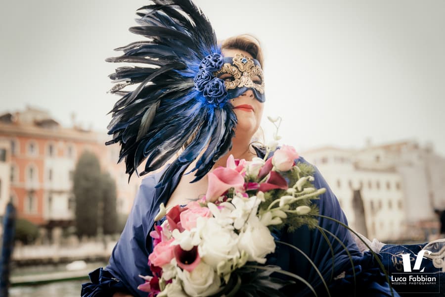 fotografo matrimonio Venezia carnevale matrimonio in maschera a Venezia