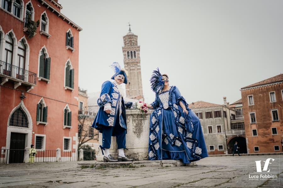 fotografo matrimonio Venezia carnevale matrimonio in maschera a Venezia