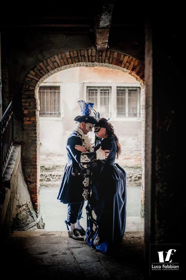 fotografo matrimonio Venezia carnevale matrimonio in maschera a Venezia
