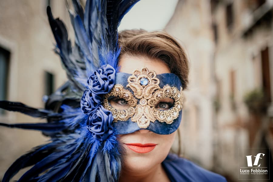 fotografo matrimonio Venezia carnevale matrimonio in maschera a Venezia