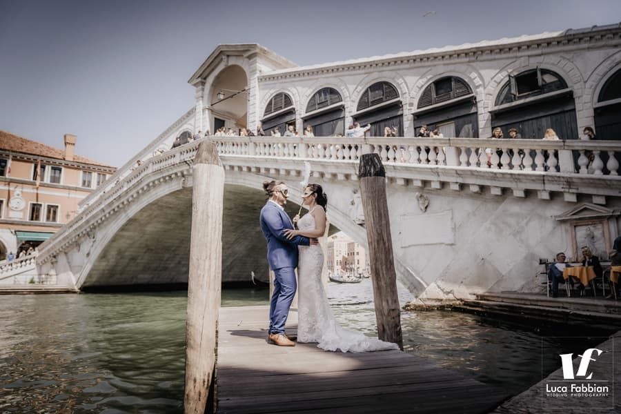 Fotografo matrimonio Venezia matrimonio Ponte di Rialto Venezia