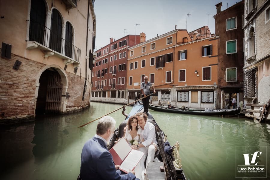 matrimonio in gondola a Venezia