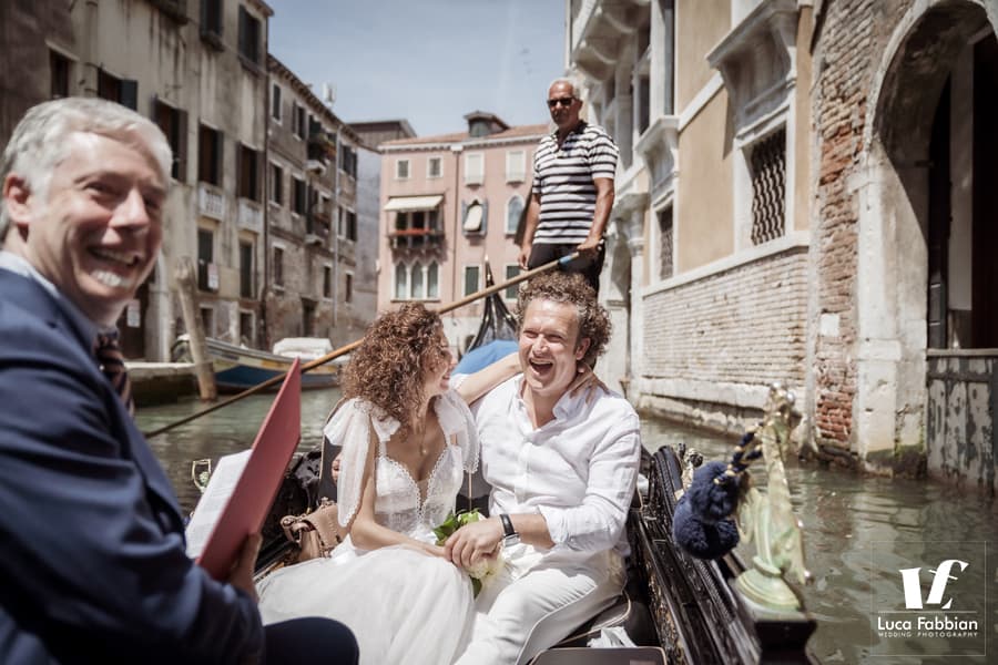matrimonio in gondola a Venezia