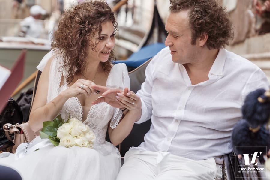 matrimonio in gondola a Venezia