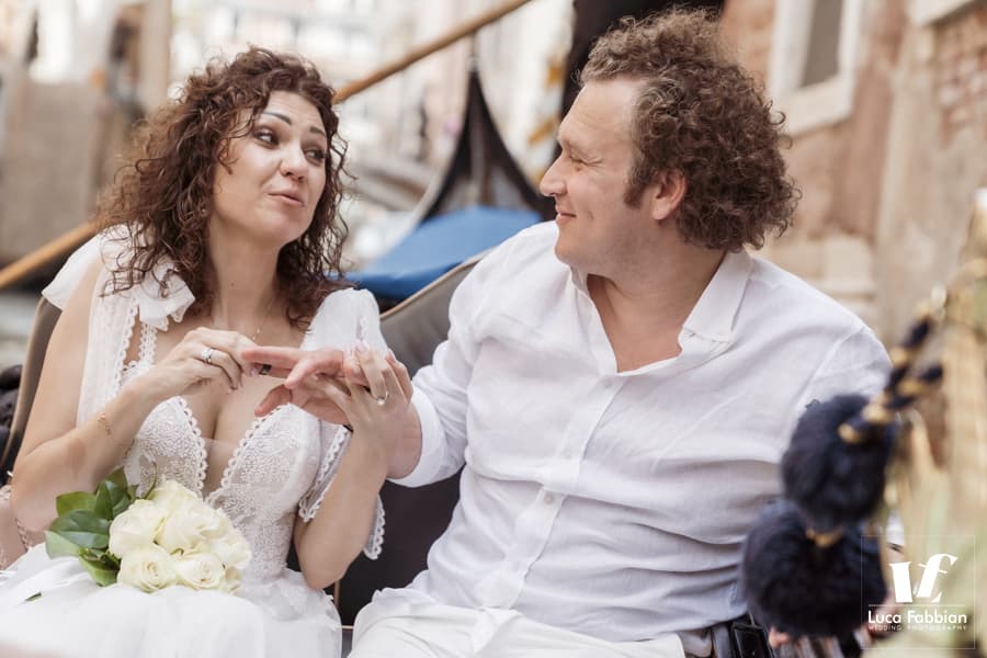 matrimonio in gondola a Venezia