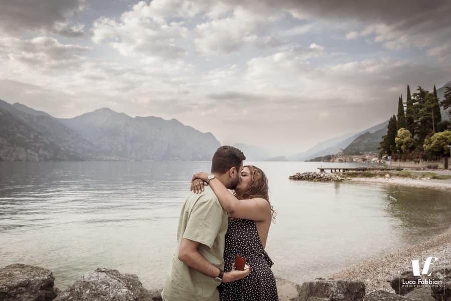 fotografie proposta di matrimonio lago di Garda